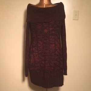 Cable Knit Sweater Dress